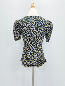 Lady print corp top