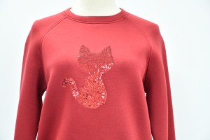 Women’s Scuba Pullover With Sequin