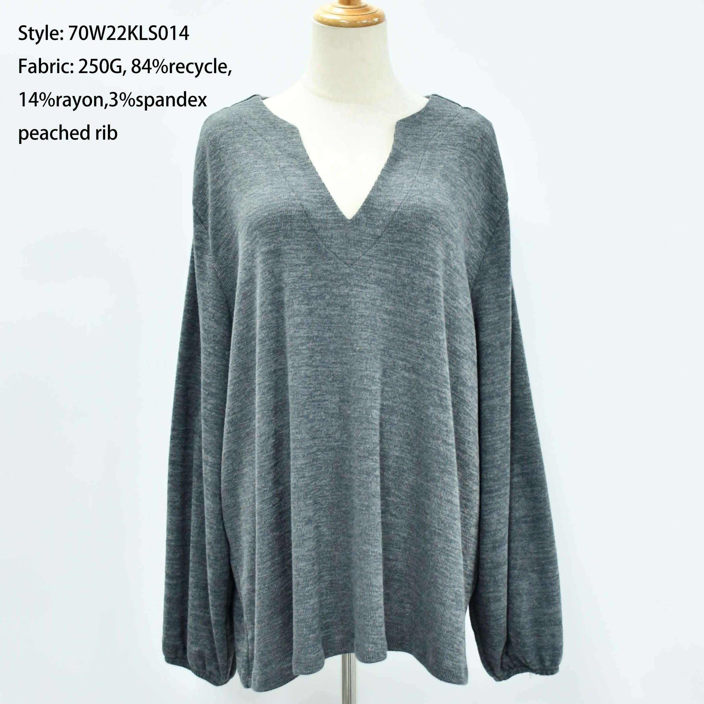 Women’s Long Sleeve V-Neck Pullover