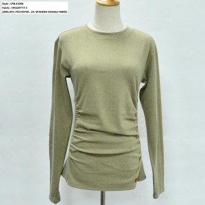 Women’s Crew With Shirring Sweatshirt