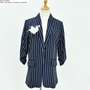 Women’s  Woven Stripe Suit Jacket