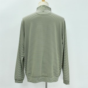 Men’s Half Zip Stripe Pullover