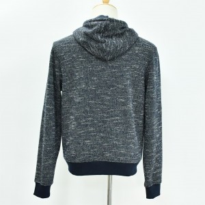 Men’s Full Zip Jacquard Fleece Hoodie