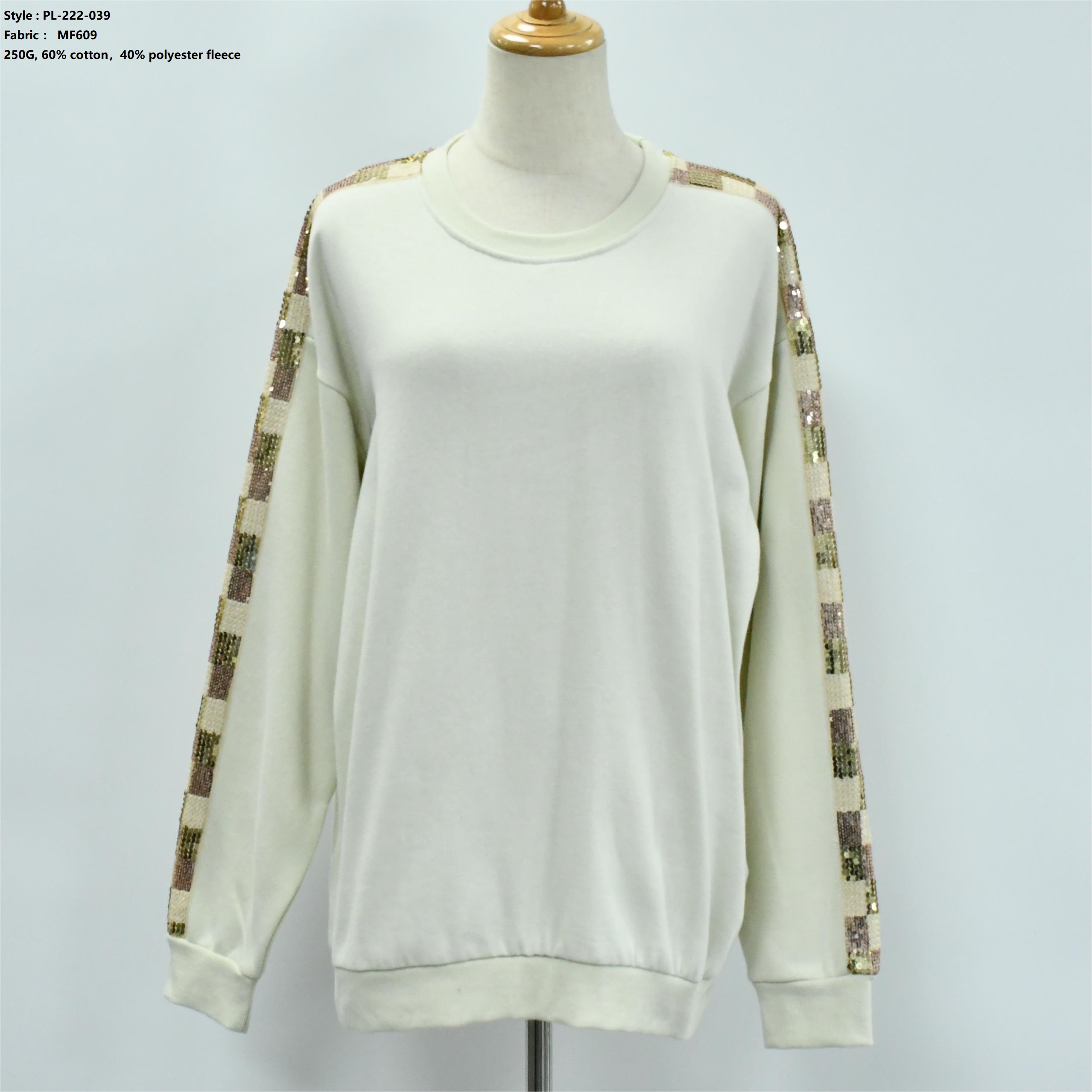 Women’s Sequins Swearshirt Pullover