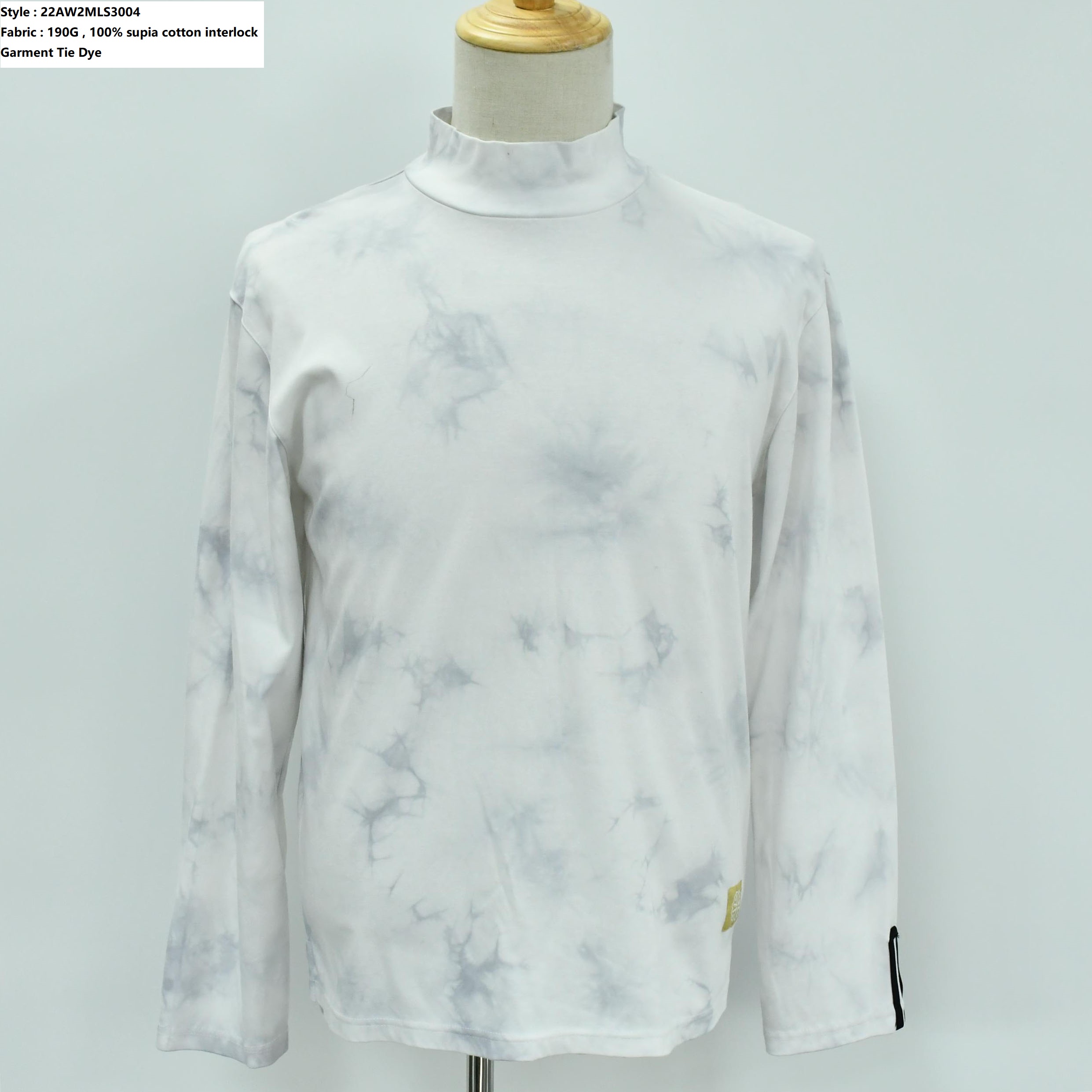 Men’s Half Collar Tie Dye Pullerover