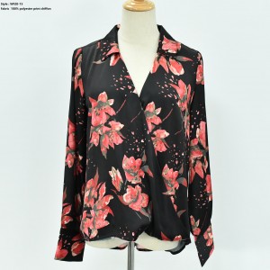 Women’s  Print Chiffon Shirt