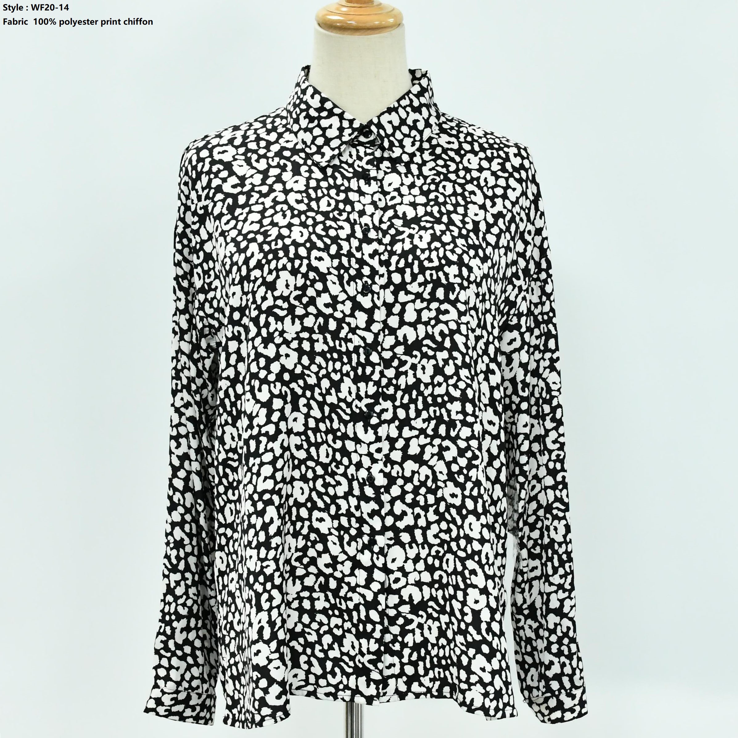 Women’s  Print Chiffon Shirt