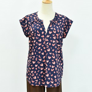 Women’s  Print Chiffon Shirt