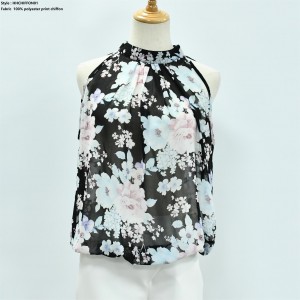 Women’s  Print Chiffon Shirt