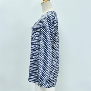 Women’s  Print Chiffon Shirt