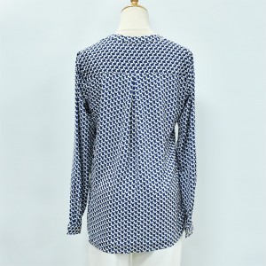 Women’s  Print Chiffon Shirt