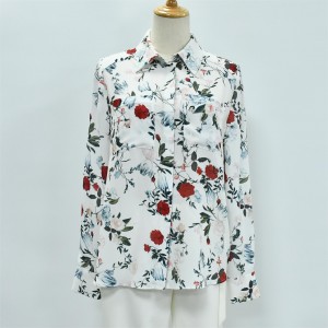 Women’s  Print Chiffon Shirt