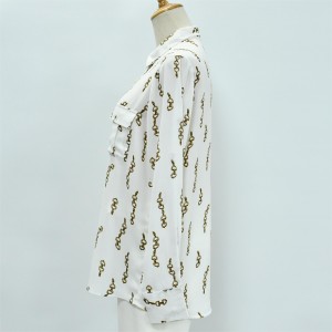 Women’s  Print Chiffon Shirt