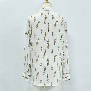 Women’s  Print Chiffon Shirt