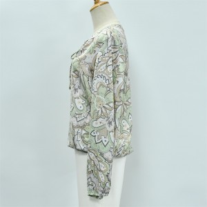 Women’s  Print Chiffon Shirt