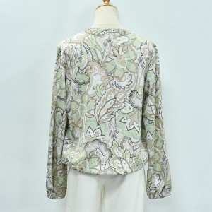 Women’s  Print Chiffon Shirt