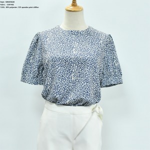 Women’s  Print Chiffon Shirt