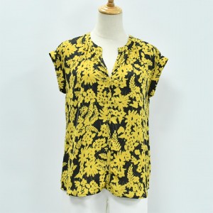 Women’s  Print Chiffon Shirt