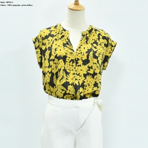 Women’s  Print Chiffon Shirt