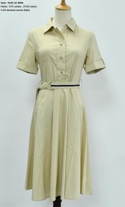 Women’s  Woven Suit Half Placket Dress