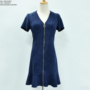 Women’s Sueded Full Zip Dress