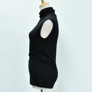 Women’s High Collar Sleeveless Top