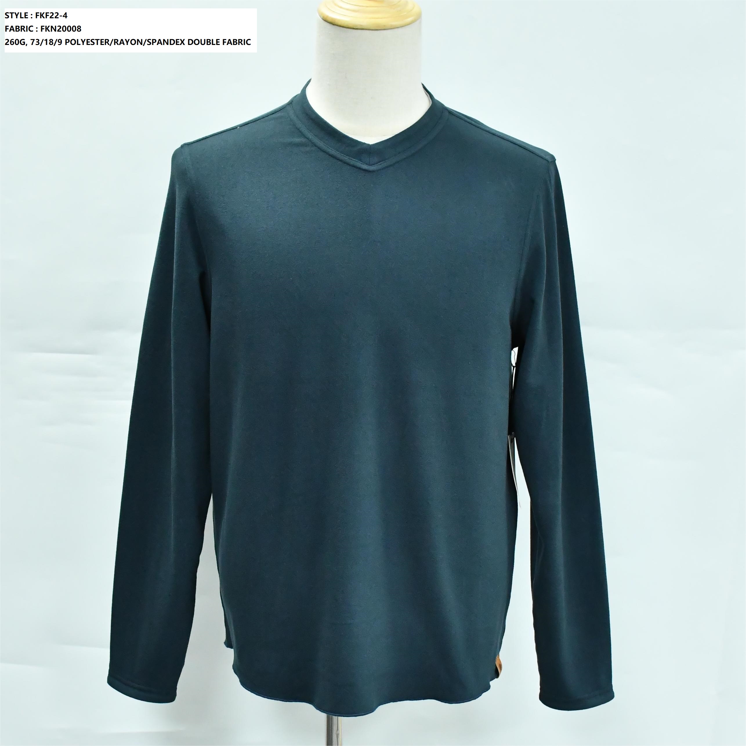 Men’s V Neck Long-Sleeve T-shirt