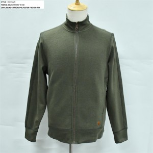 Men’s  Full Zip Mock Neck Jacket