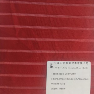 DHPPS199 : 135G, 88% polyester, 12% spandex  jacquard fabric